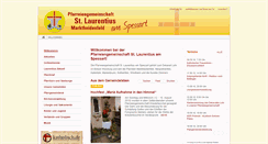 Desktop Screenshot of pfarreiengemeinschaft-st-laurentius.de